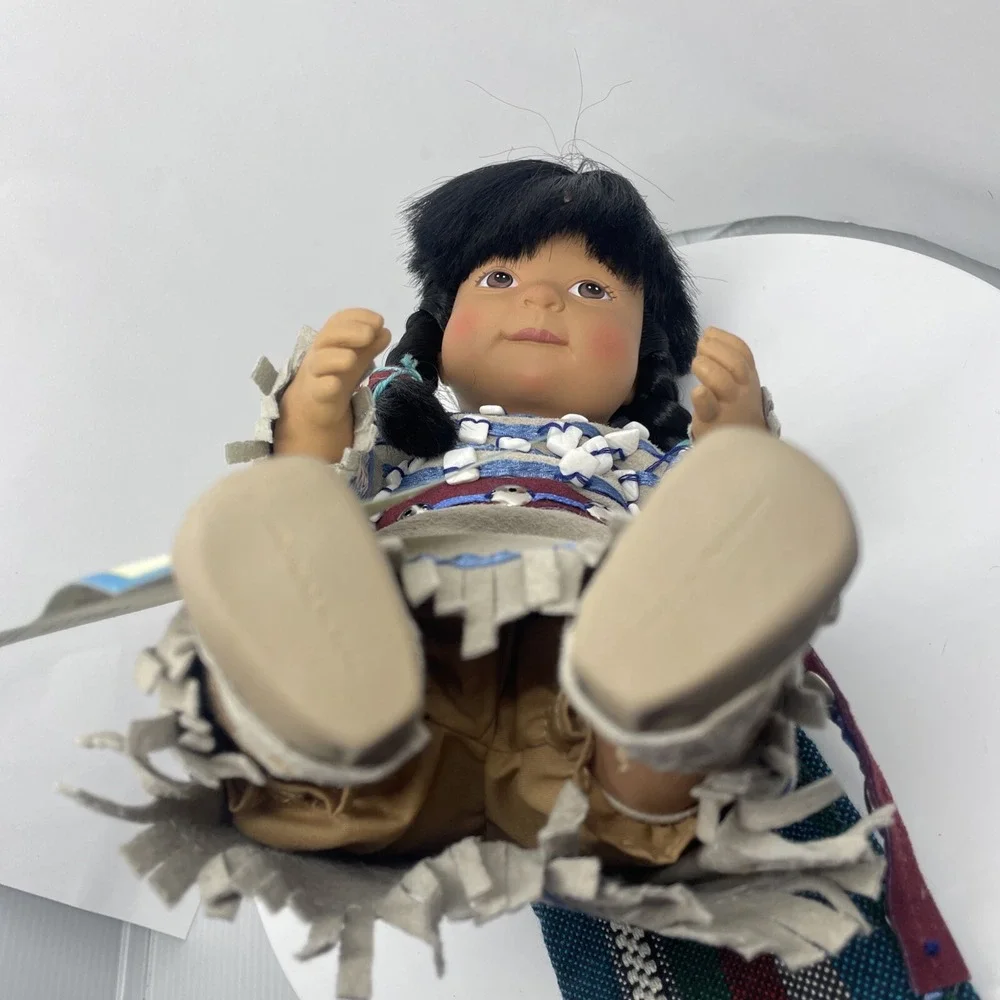 Gentle‎ Dreams Baby Doll Sioux Girl Collectible Native Figure NEW Indian Doll